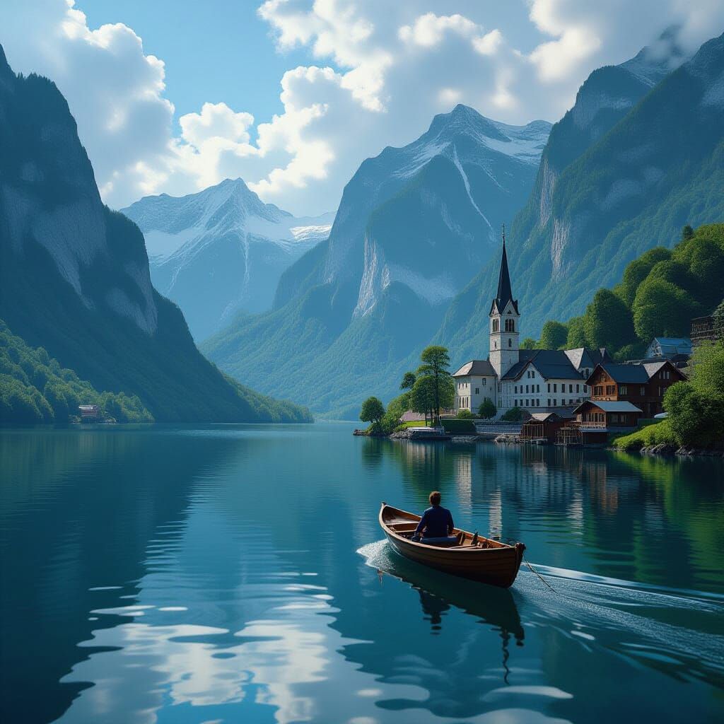Epic Cinematic Digital Matte Painting of a Relaxing Place