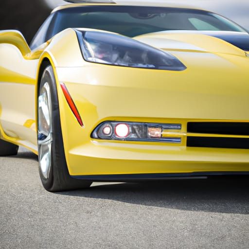 Chevrolet Corvette in Professional Photography Style