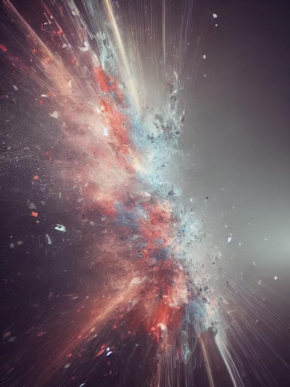 Thousand Yard Stare in Radiant Impressionism