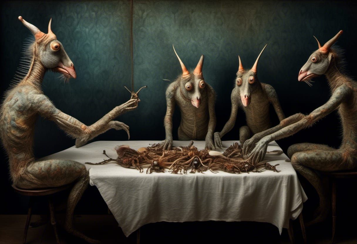 Surreal Alien Life Photography in Hyperrealism