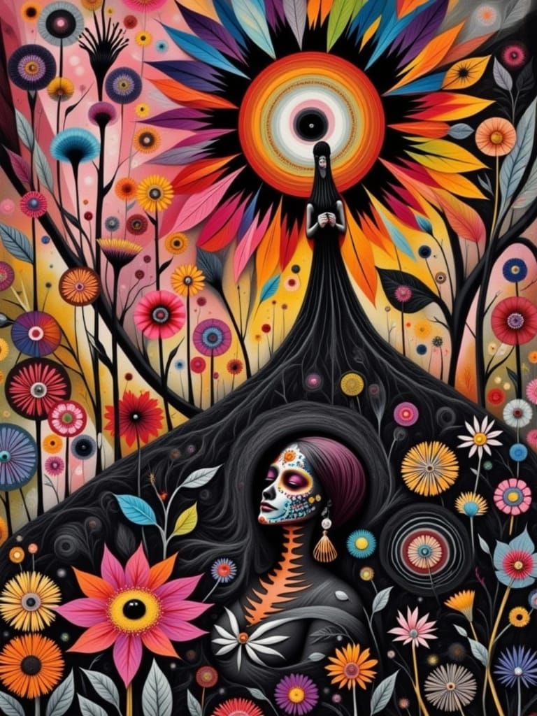 <lora:DDM Calavera 2:1.0> <lora:Crayon Doodles 2:1.0> <lora:...