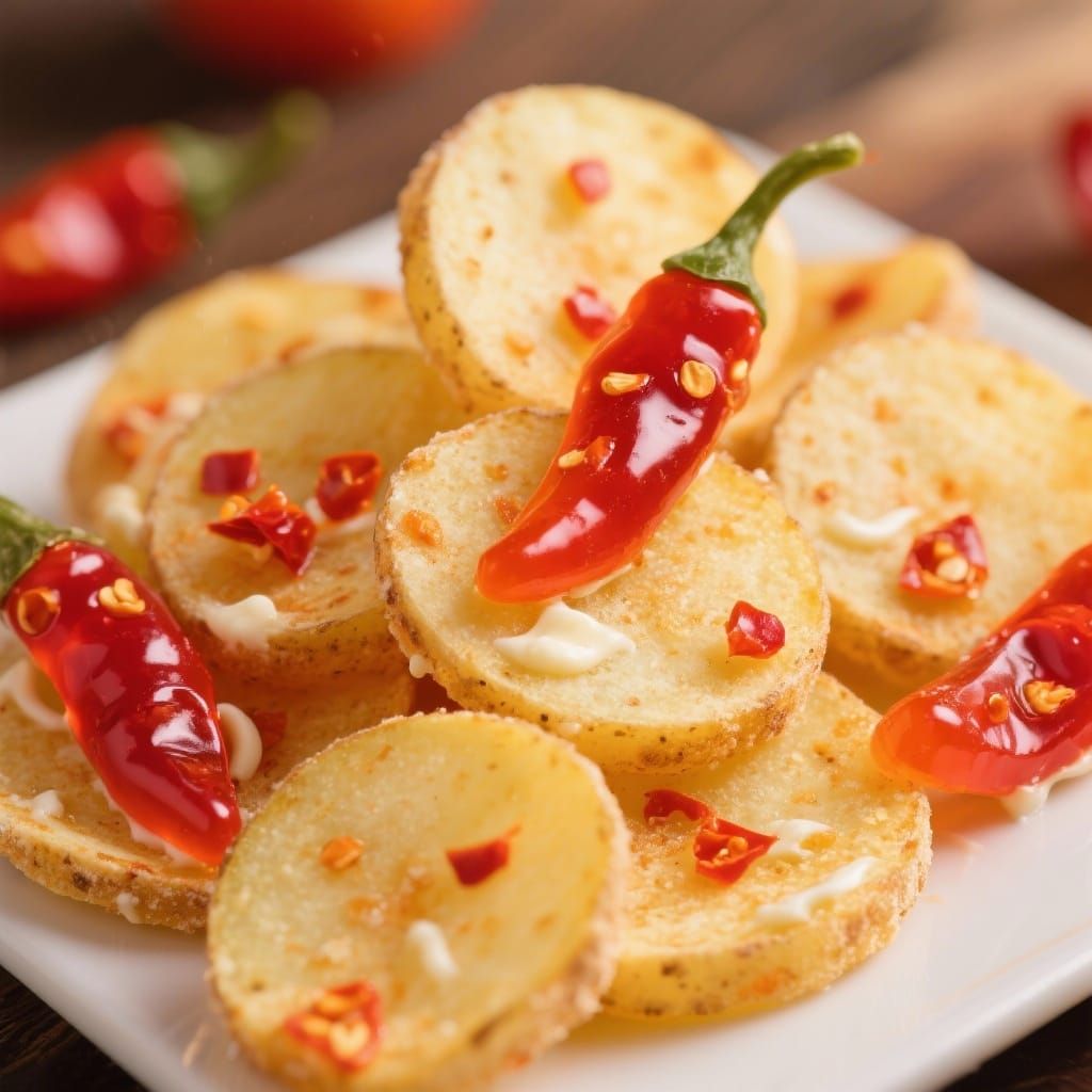Spicy Ghost Pepper Gummy Potato Snack