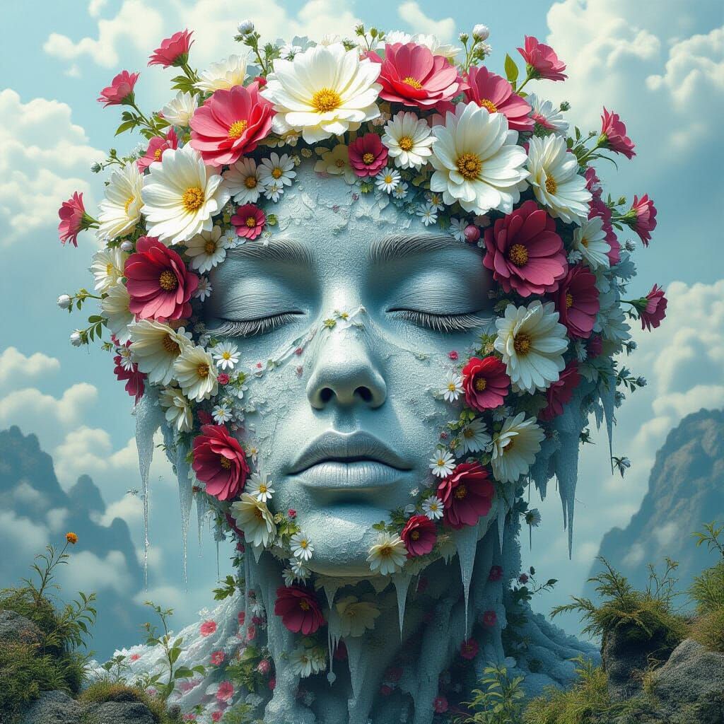 Massive Gaia Titan of Flowers and Ice