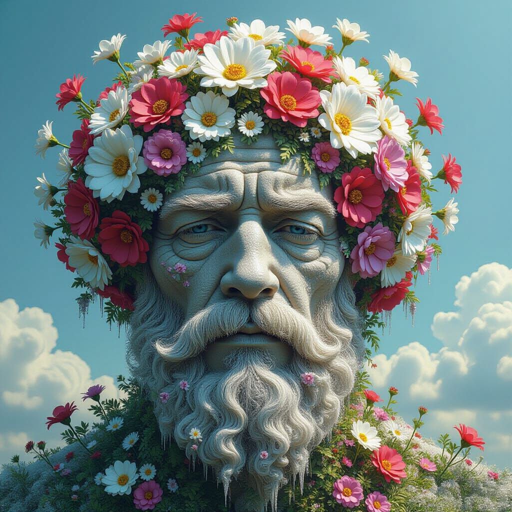 Massive Flower and Mushroom Titan Portrait