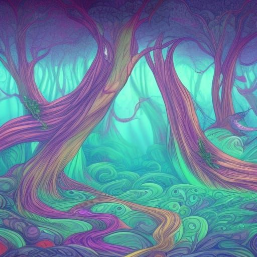 Office Worker Lost in Ominous Fairycore Forest