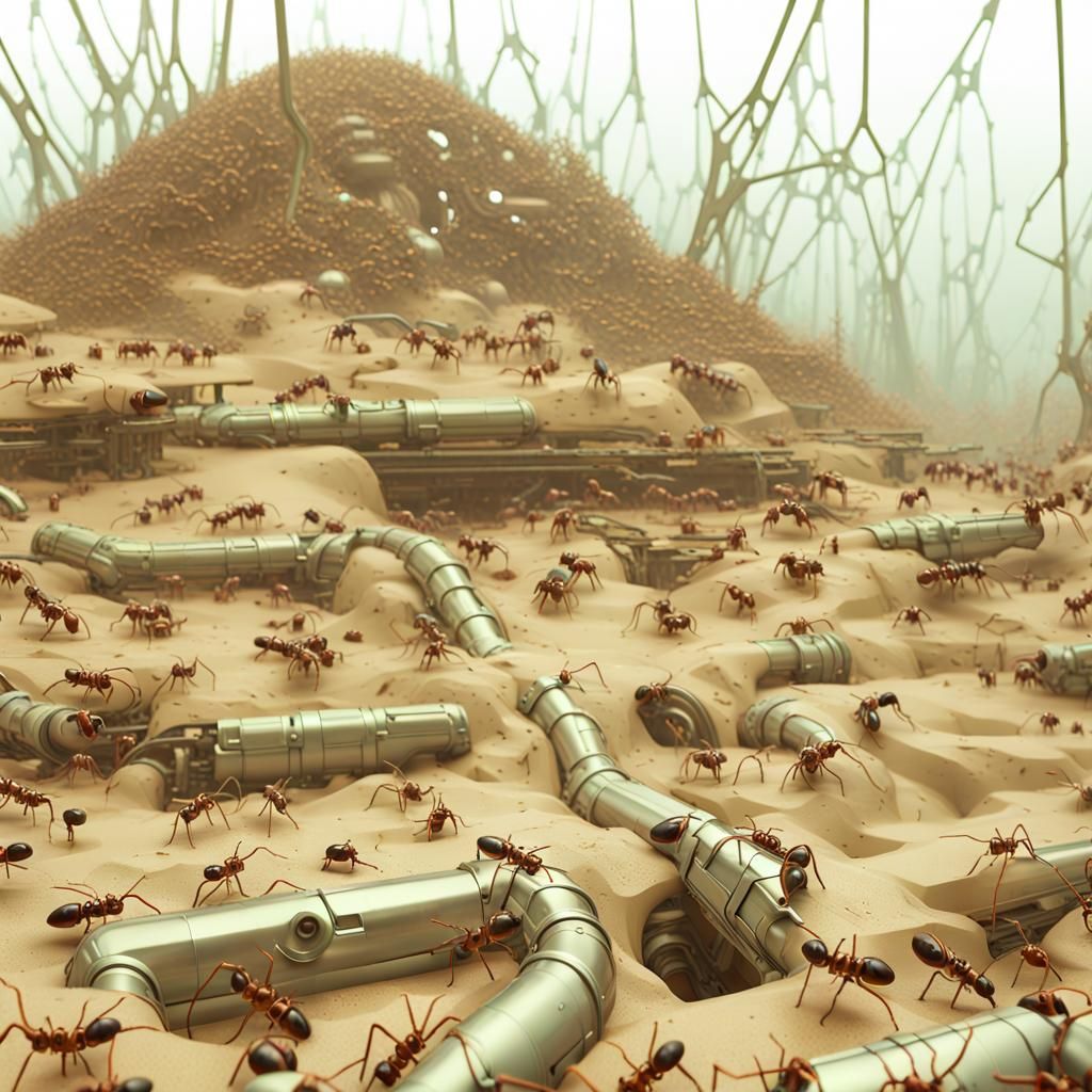 High-tech ant colony
