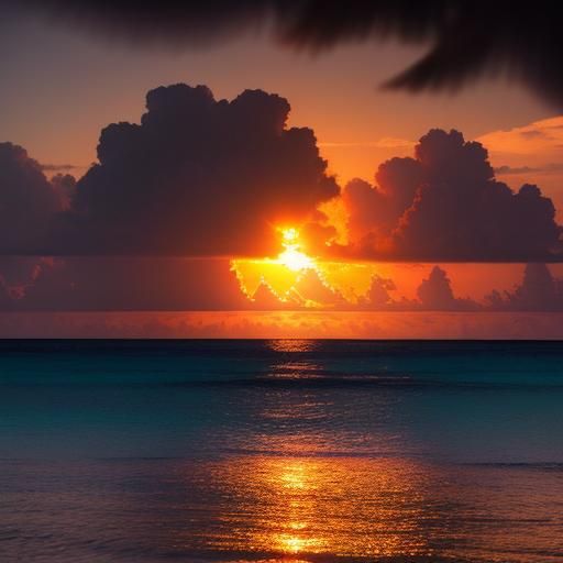 Maldives Sunset at Laamu Atoll: Dramatic Lighting
