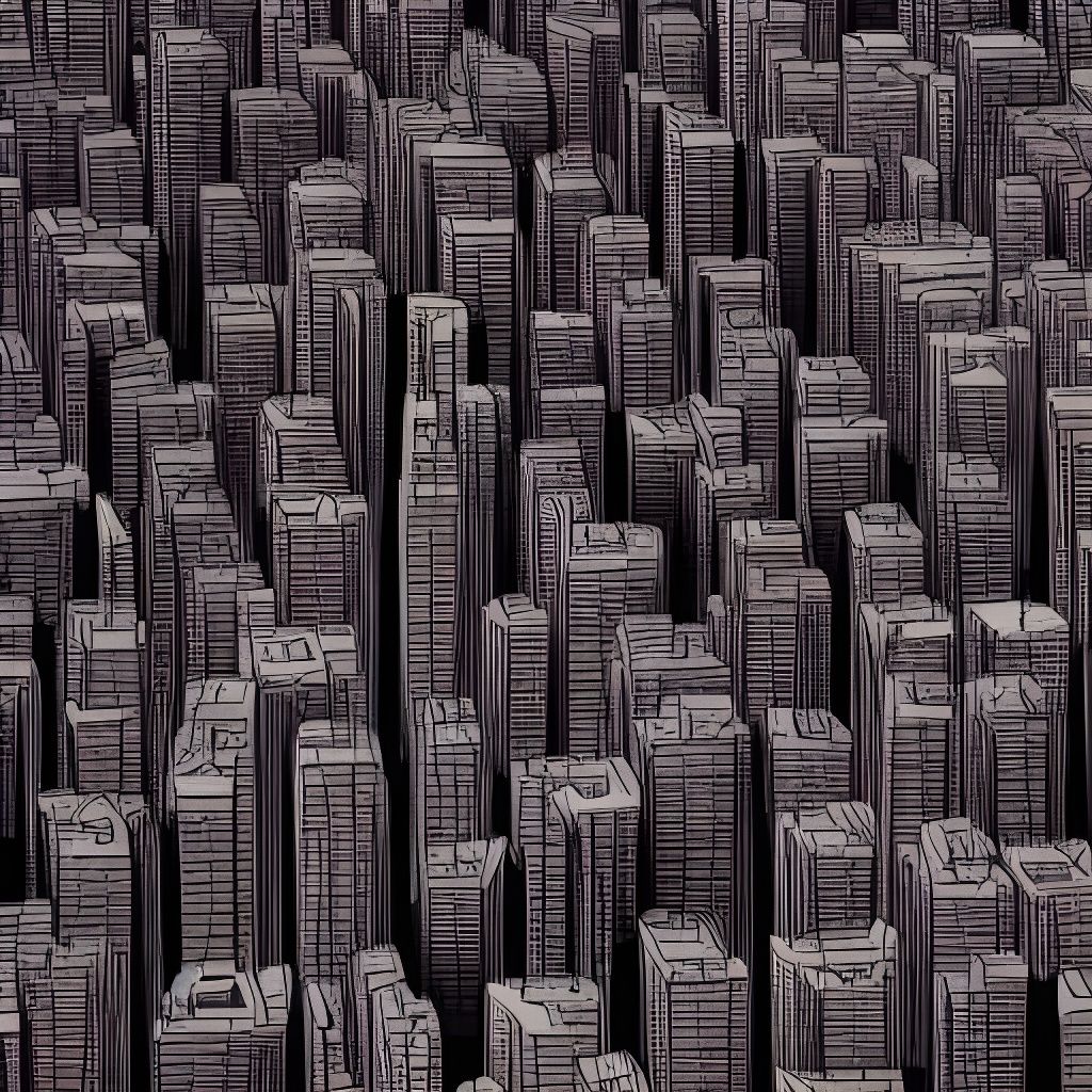 Man in Cyberpunk Cityscape, Digital 8K Art