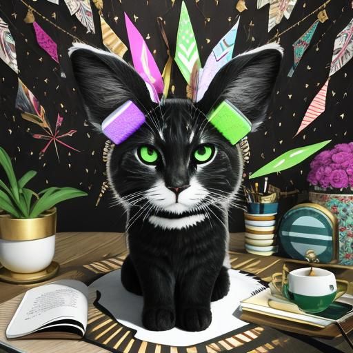 Abstract Image of Prettiness, AI Generated