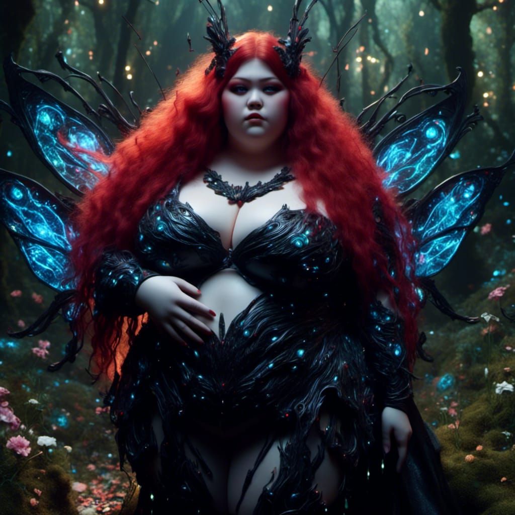 curvy darkness fairy