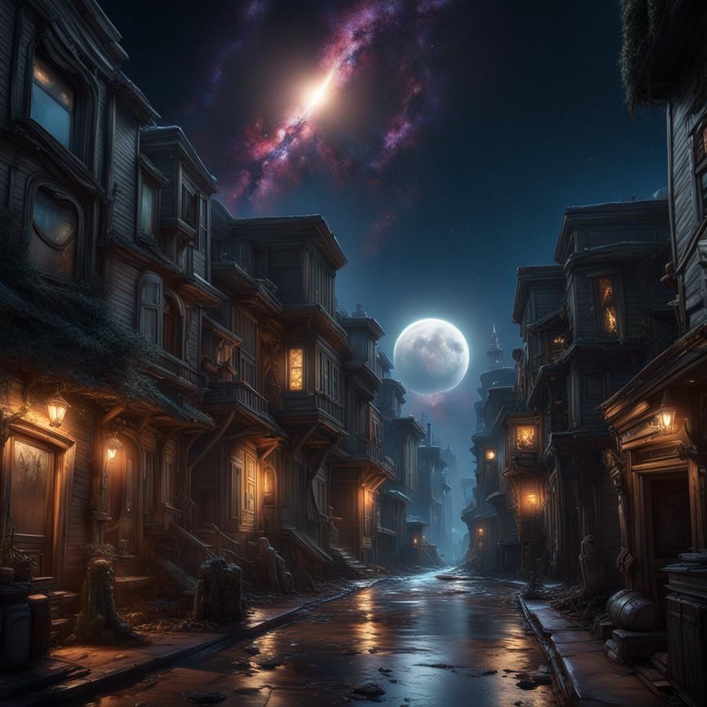 STAR LIGHT, STAR BRIGHT A STAR  I WISH UPON TONIGHT, SURROUND BY THE BEAUTY OF THE UNIVERSE as seen from the streets of ...