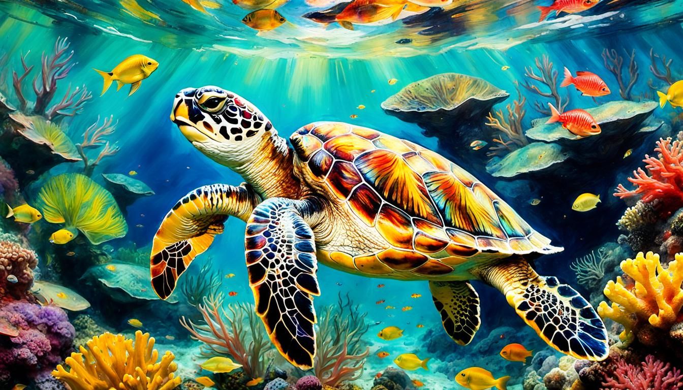underwater coral reef