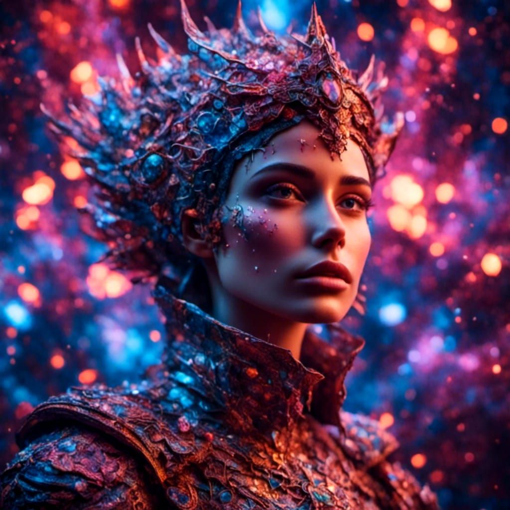 Giacomo Casanova on Spaceship: Hyperrealistic Portrait