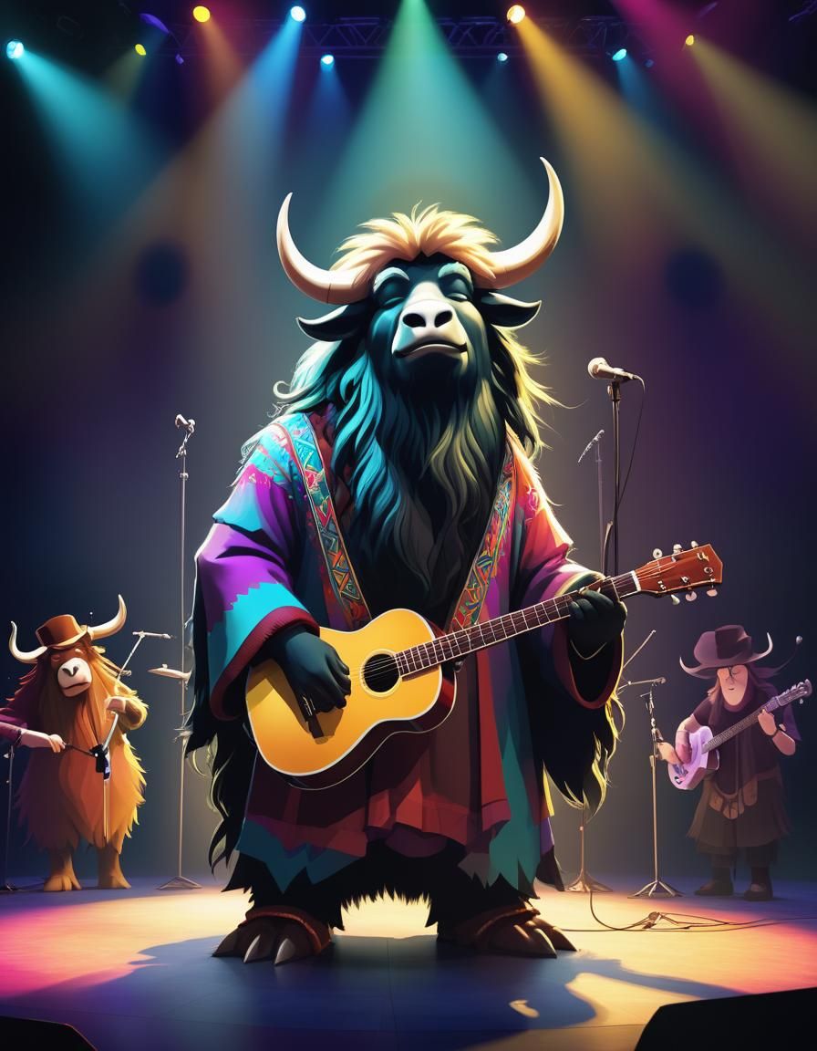 Fleetwood Yak Performs Onstage in Elastic Reality