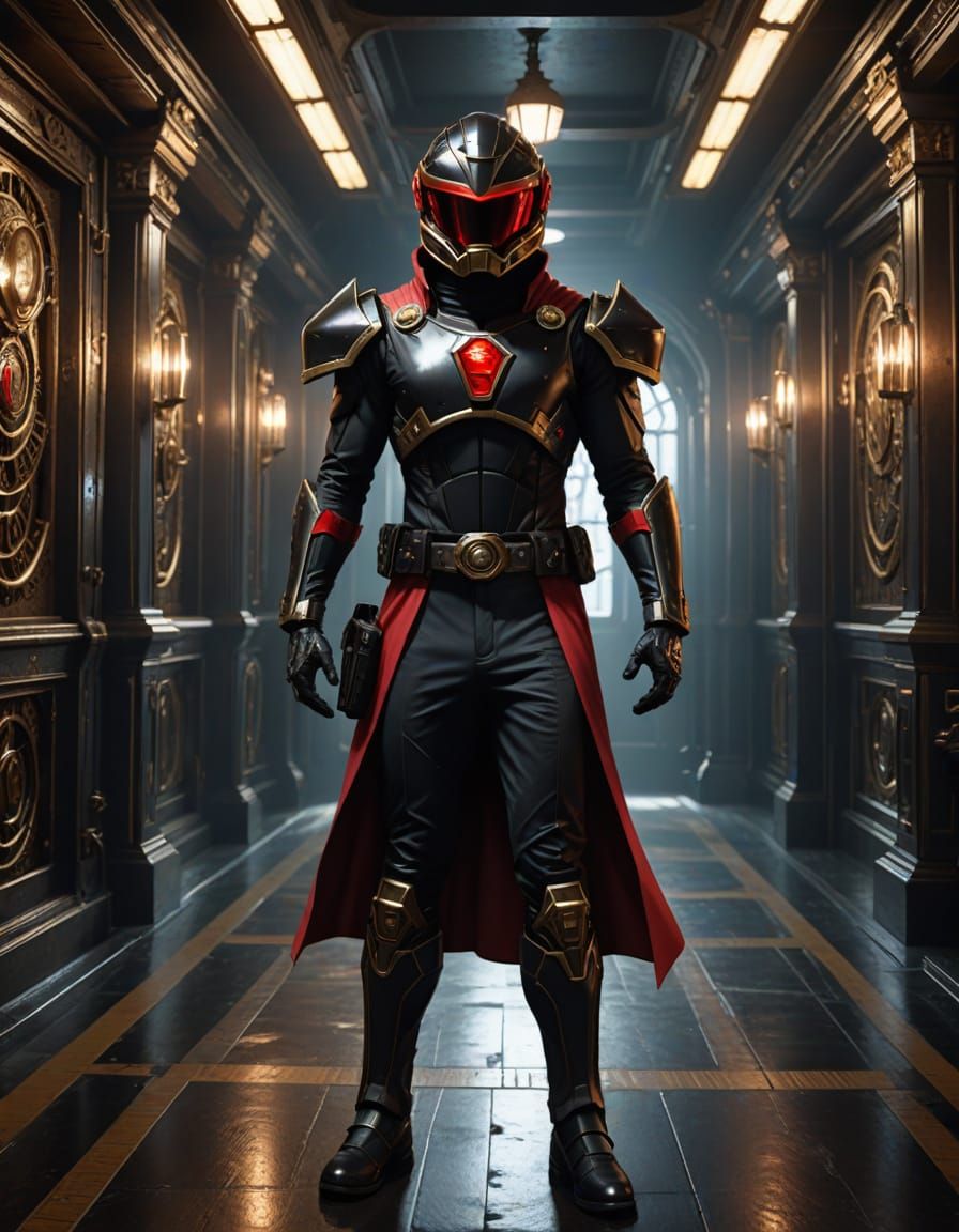 Epic Steam Punk Hero in Modern Super Sentai Style