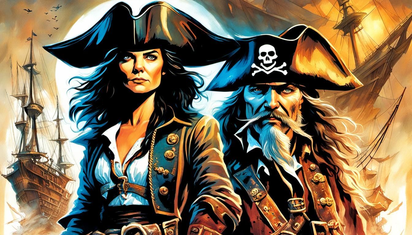 Katie Holmes, a pirate captain