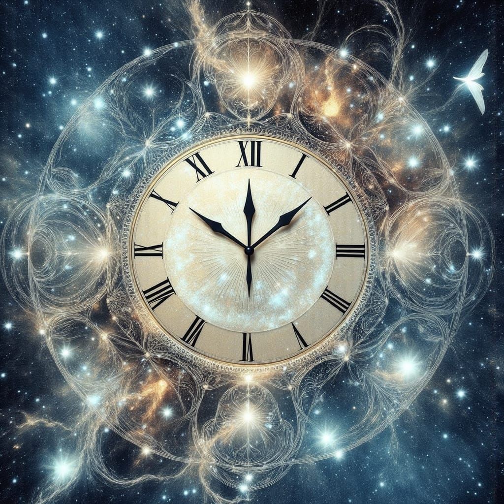 Temporal Portals: Woman in Infinite Linear Circles