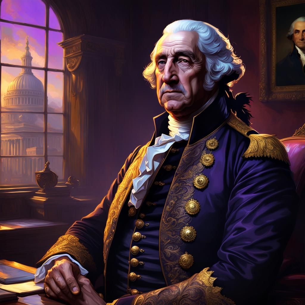 FaceTime on my phone with George Washington.