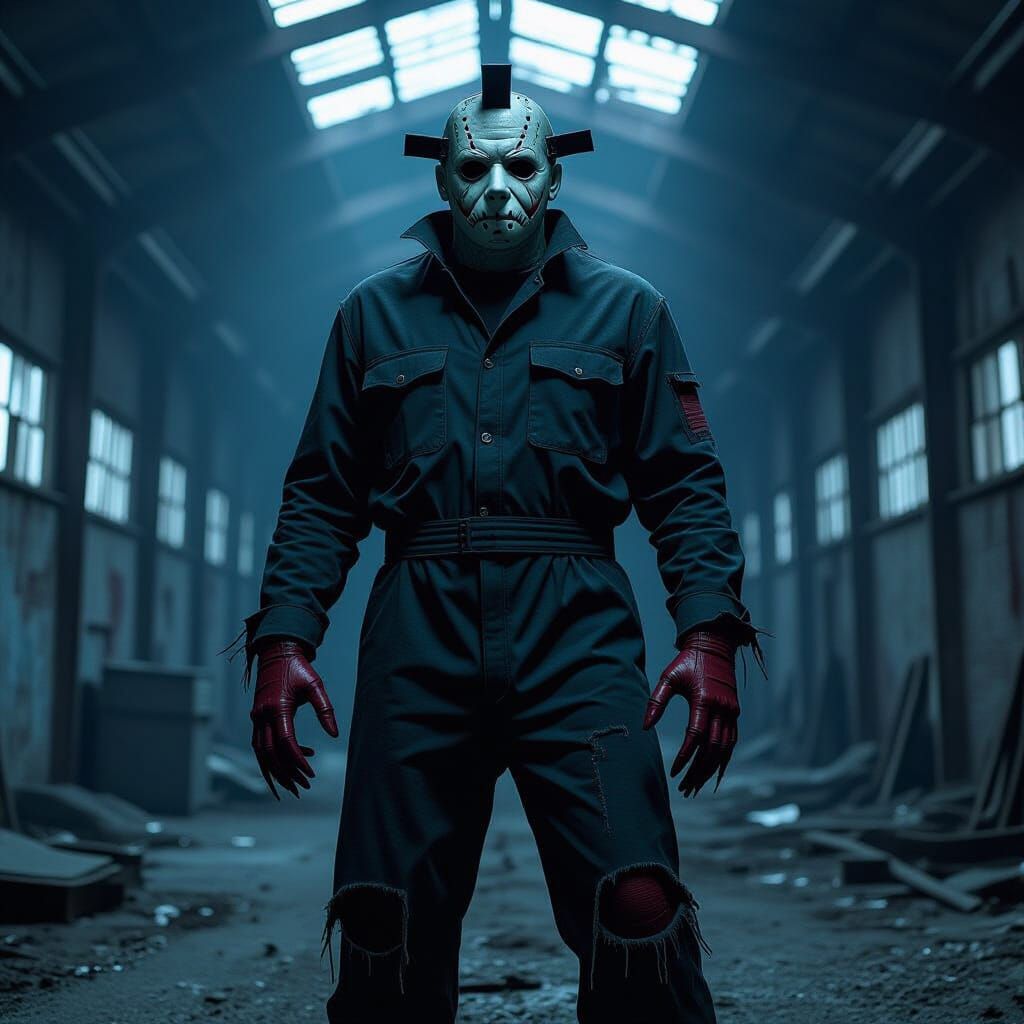 Michael Myers Freddy Krueger Hybrid Horror Art