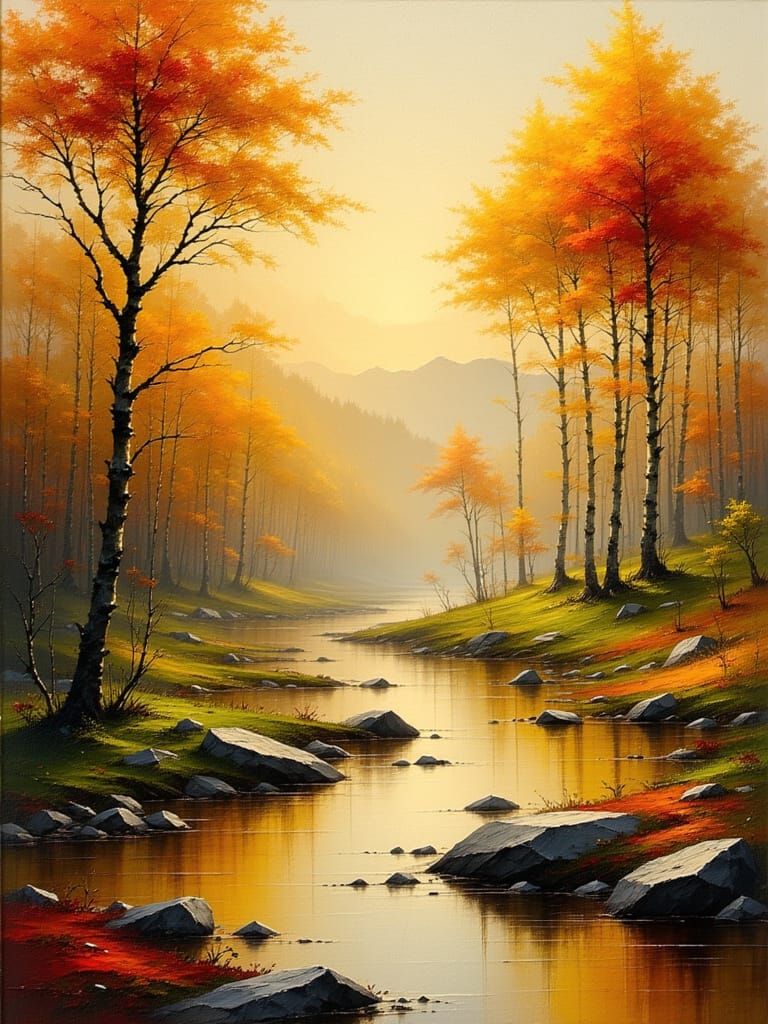 Autumn Tapestry in the Foothills