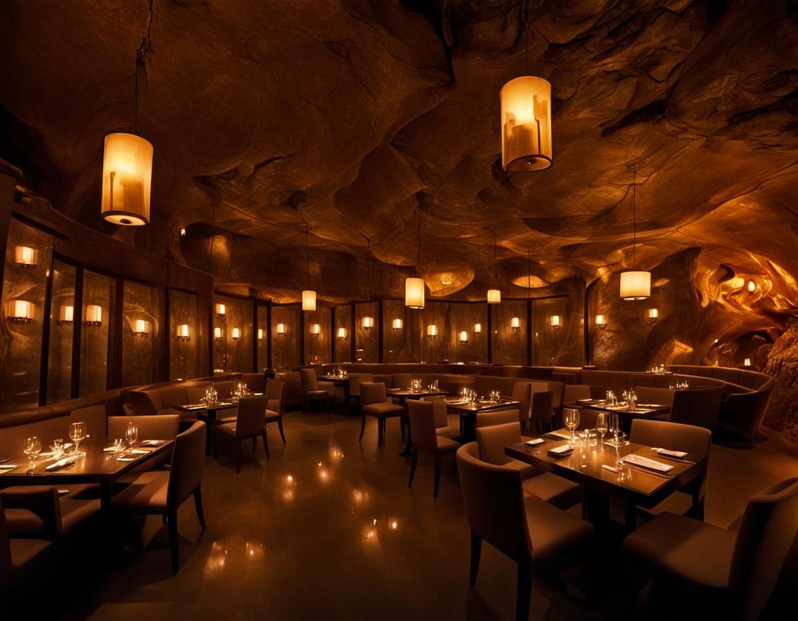 Luxury Hotel Restaurant in Old Mine Shafts