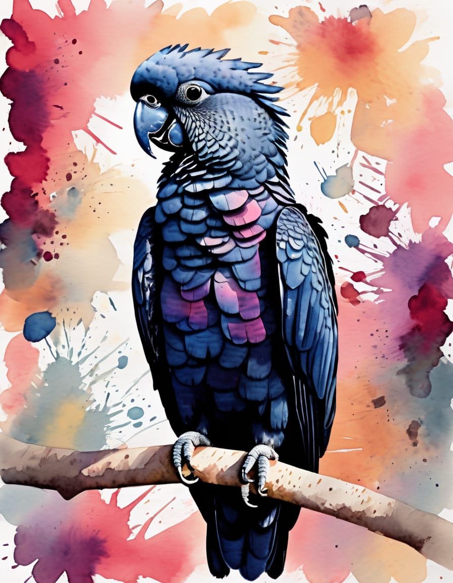 Black cockatoo