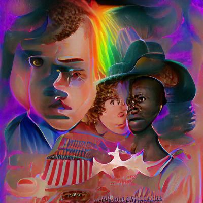 Stranger Things: Juneteenth LGBT Pride Americana Poster