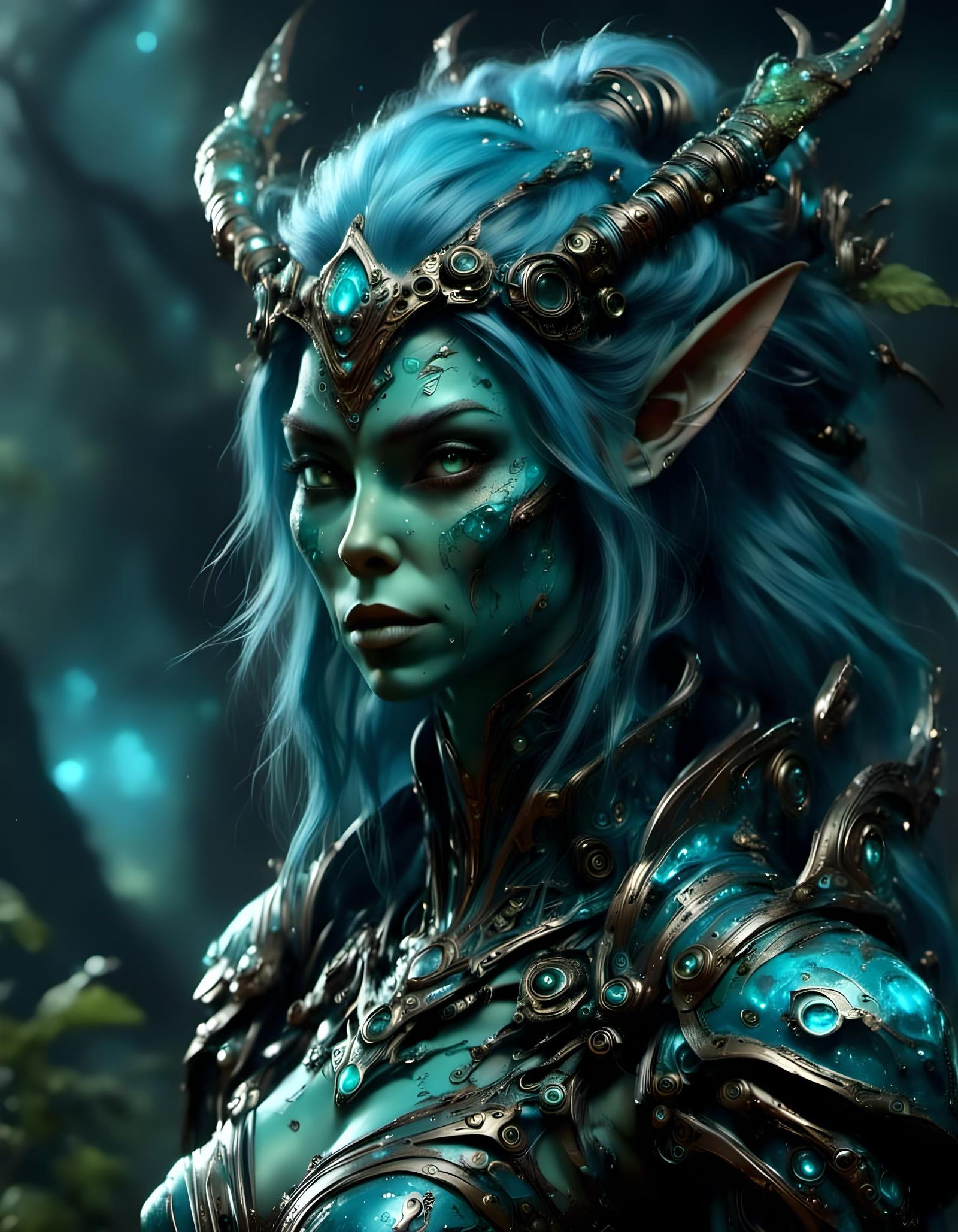 Female Pale Blue Goblin