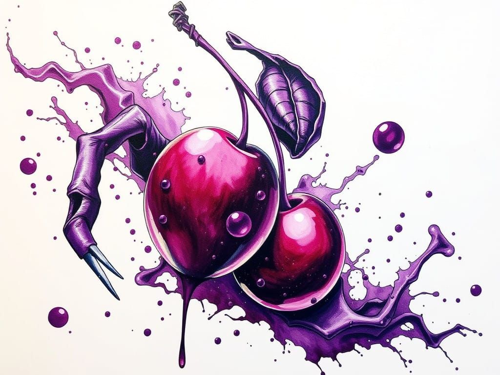 Surreal Iridescent Dreamscape in Ultraminimalistic Style