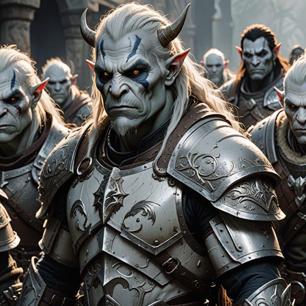 Ethereal Beauty Amongst White Orcs