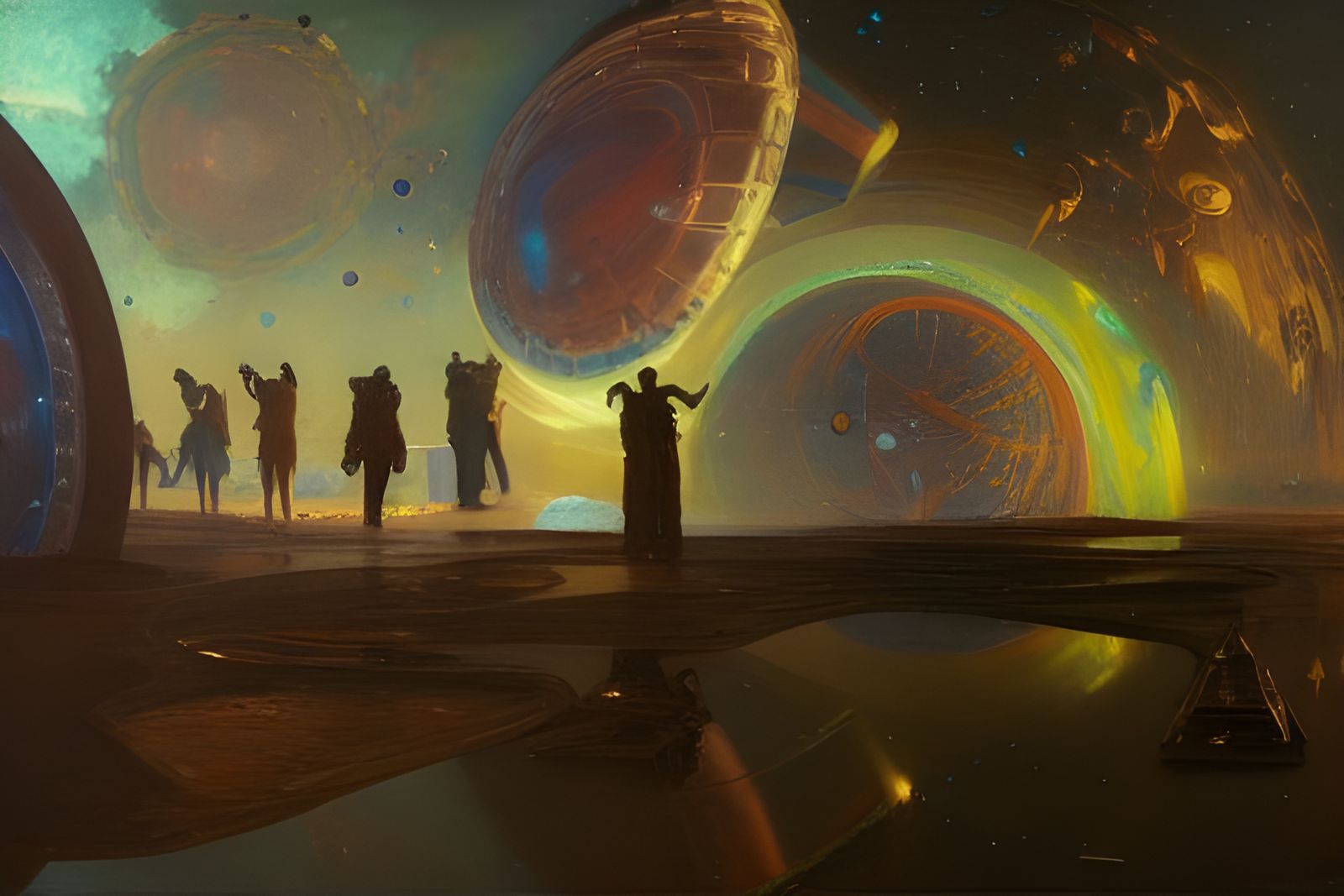 Cosmic Infinity Machine Creating Universes: Hyperrealistic O...