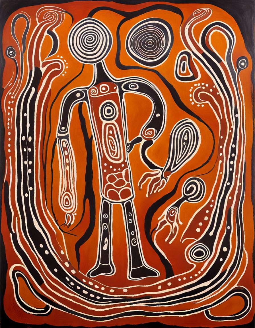 Aboriginal Rock Art: Wandjina Creation Goddess