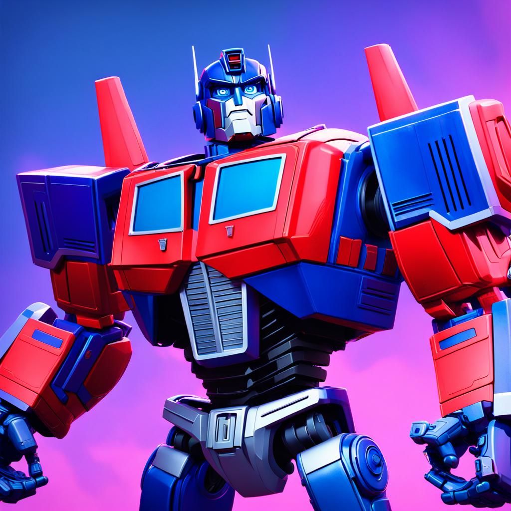 Optimus Prime: 3D Digital Art Concept