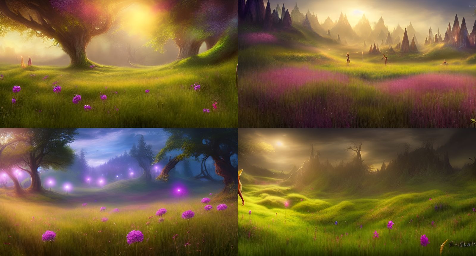 Magical Elven Field by Slawomir Maniak