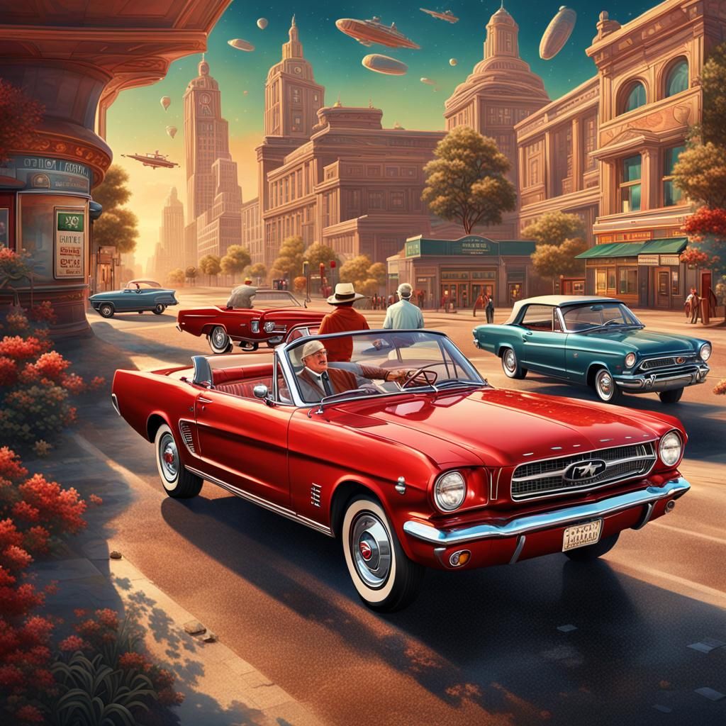 Senior Couple's Getaway in Art Deco Style