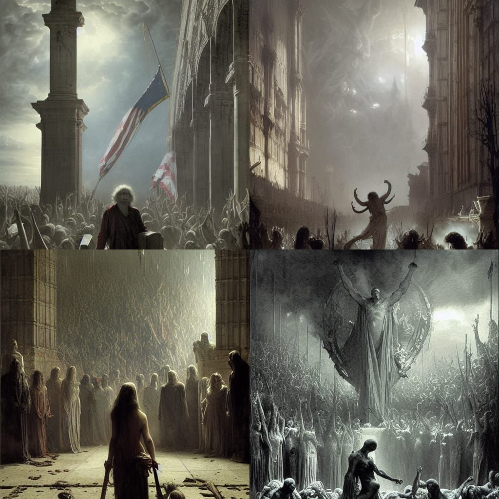 Walmart Nightmare: A Gothic Horror Scene