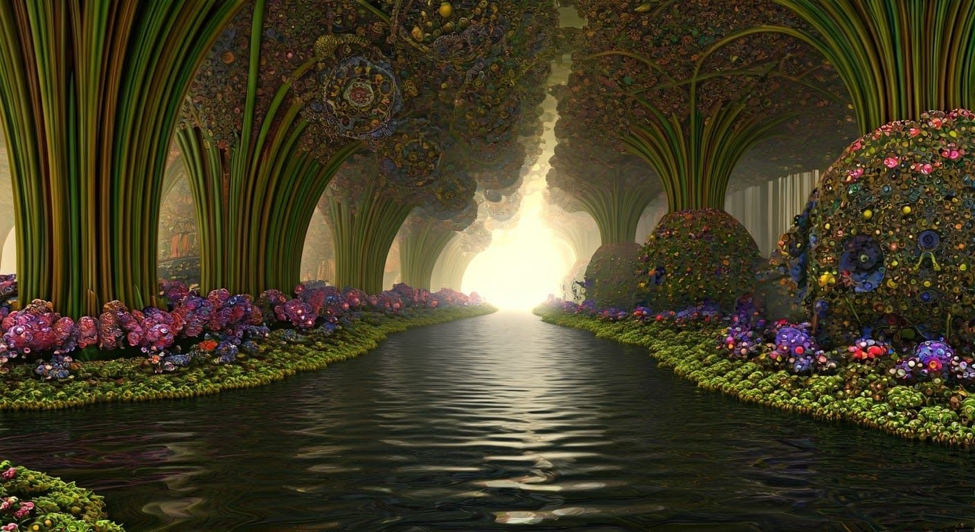 Fractal Garden of Earthly Delights