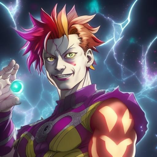 Hisoka with Infinity Stone Anime Art