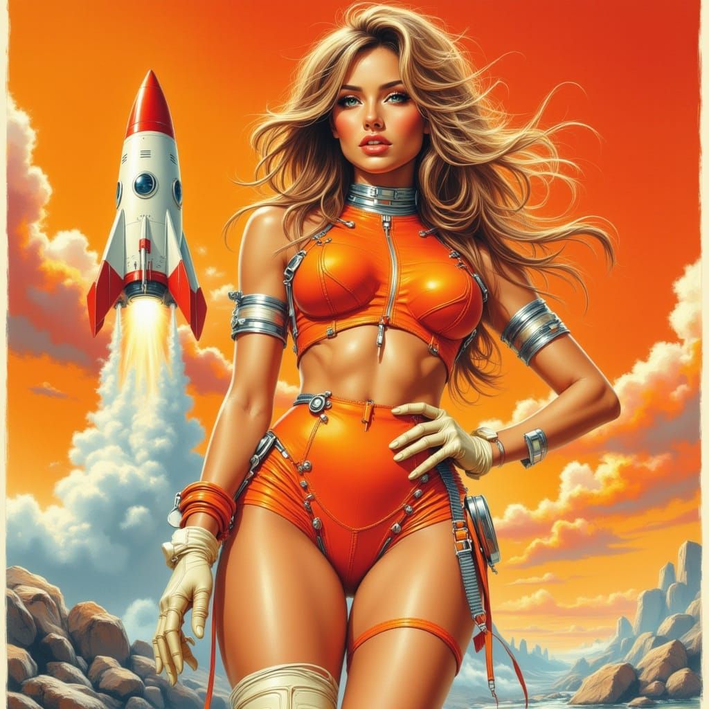 Rocket Girl: Vintage Future Advertisement