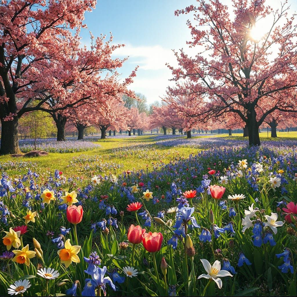 Spring at Great Mistledon Gardens