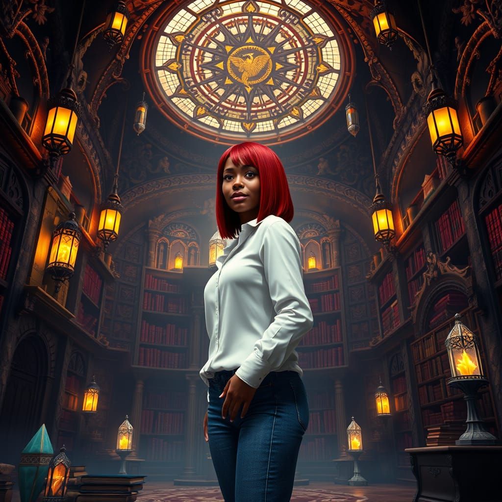 Modern African American Girl Discovers Ancient Secrets in a ...