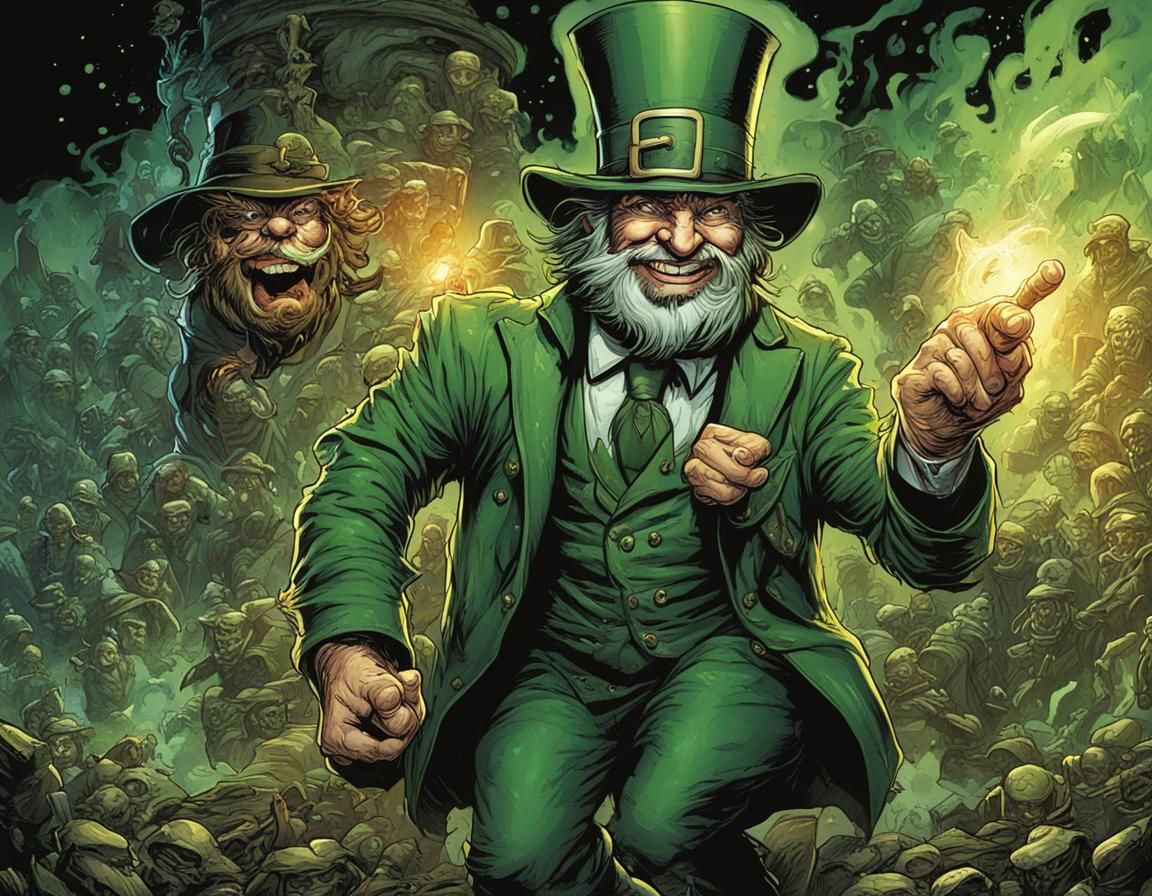 A happy leprechaun Mark Brooks and Dan Mumford, comic book a...