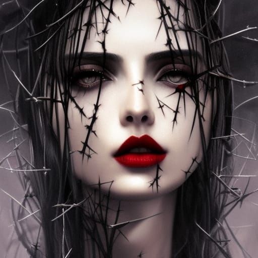 Gothic Ana de Armas as Lavinia