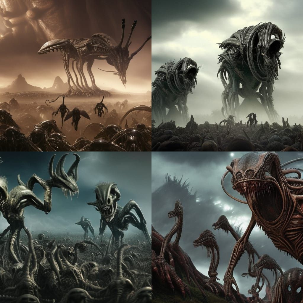 A horde of monsters.