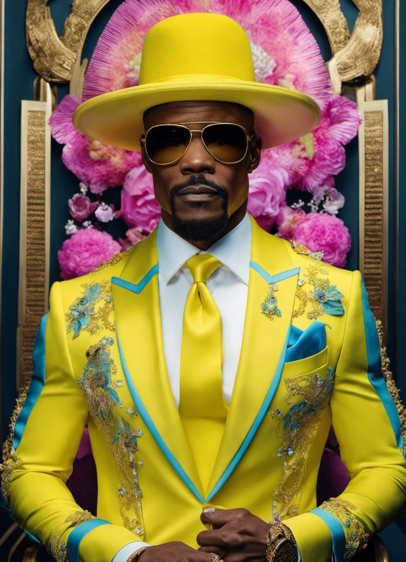 Jamie Foxx as The Man in the Yellow Hat