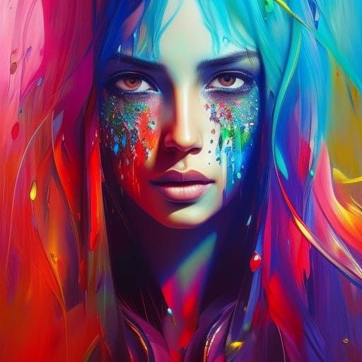 The beauty of a melting rainbow