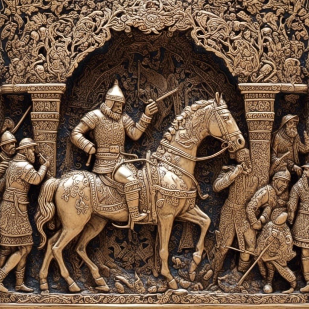 Elaborate Crystal Carving with Intricate Laser Engraved Deta...