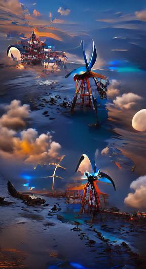 Circus Scene with Angel in Photorealistic Style