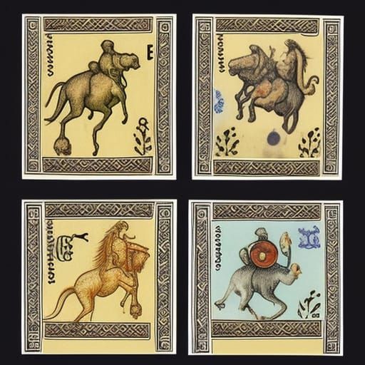 Medieval stamp collection 5