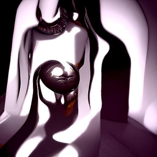 Pregnant Goddess: Birth and Death in 3D